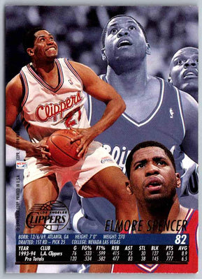1995 Skybox Elomre Spencer #82