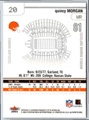 2003 Fleer Authentix Quincy Morgan