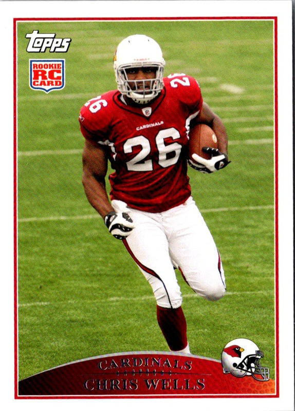 2009 Topps Chris Wells #360 Rookie