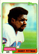 1981 Topps Danny Pittman