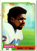 1981 Topps Danny Pittman #206 Rookie