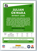 2020 Donruss Julian Okwara #294 Rookie