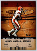 2003 Fleer Authentix Quincy Morgan