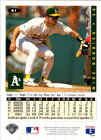 1994 Collector's Choice Mike Bordick #61