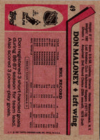1987 O-Pee-Chee Don Maloney #49