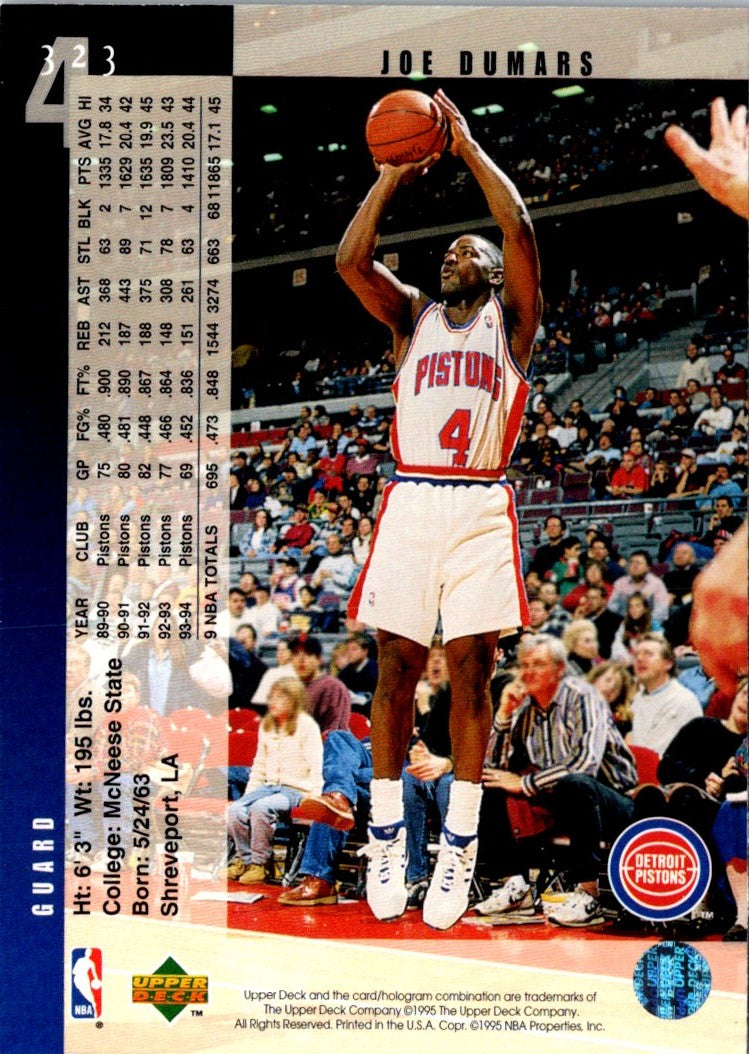 1994 Upper Deck Joe Dumars