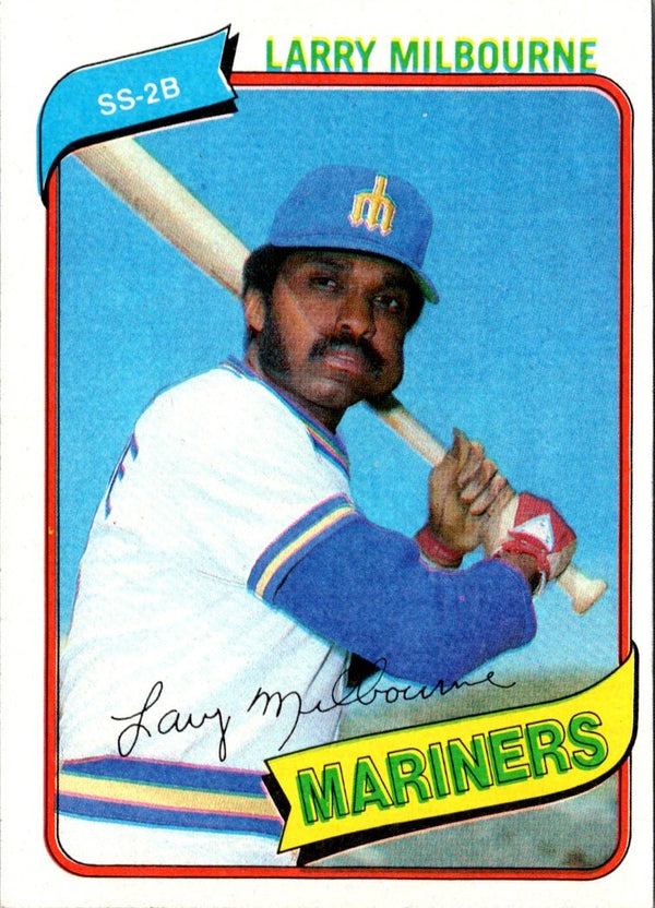 1980 Topps Larry Milbourne #422