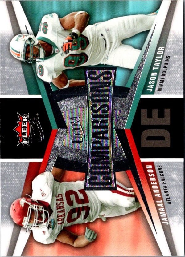 2007 Ultra Comparisons Jamaal Anderson/Jason Taylor #UC-AT