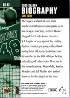 2010 Upper Deck Season Biography Torii Hunter #SB-83