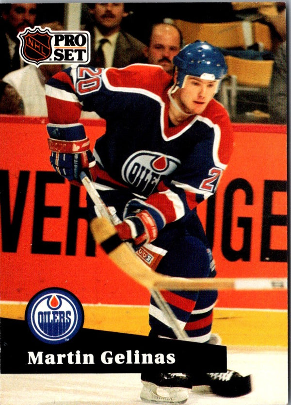 1991 Pro Set Martin Gelinas #66