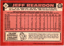 1986 O-Pee-Chee Jeff Reardon