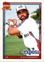 1991 Topps Traded Ivan Calderon #16T