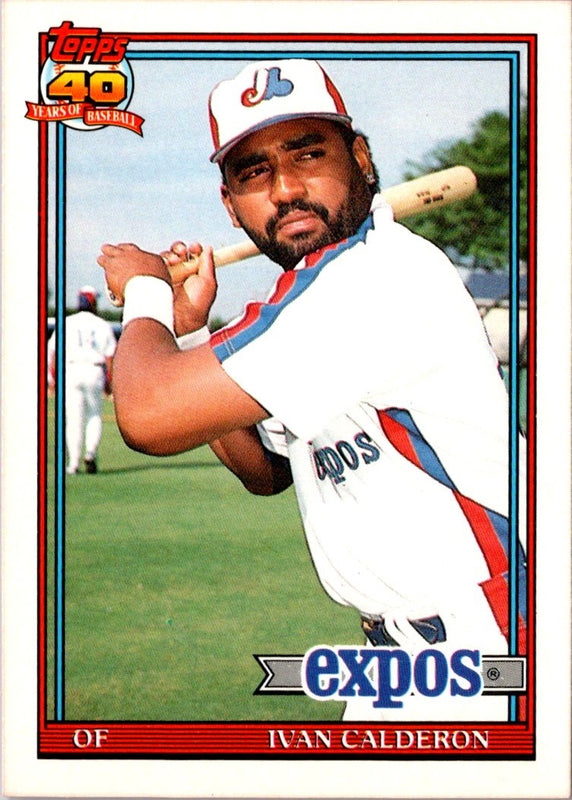 1991 Topps Traded Ivan Calderon #16T