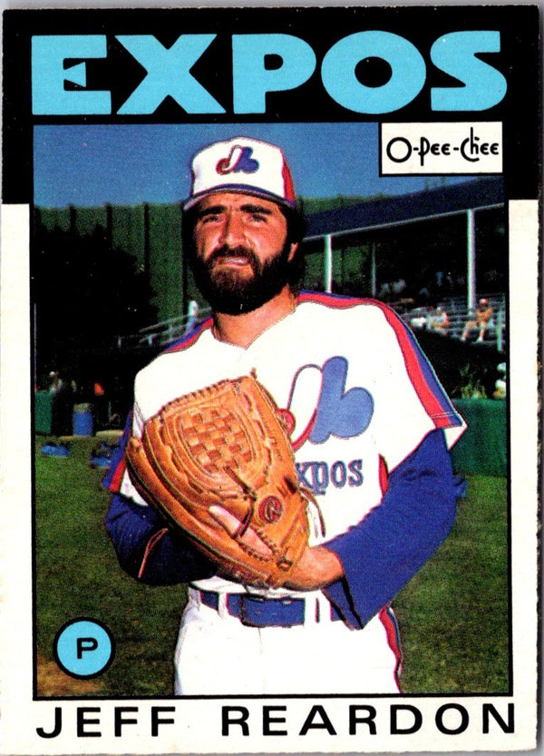 1986 O-Pee-Chee Jeff Reardon #35