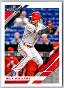 2019 Donruss Holo Red Nick Williams