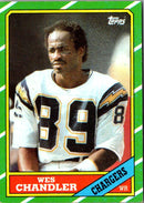 1986 Topps Wes Chandler