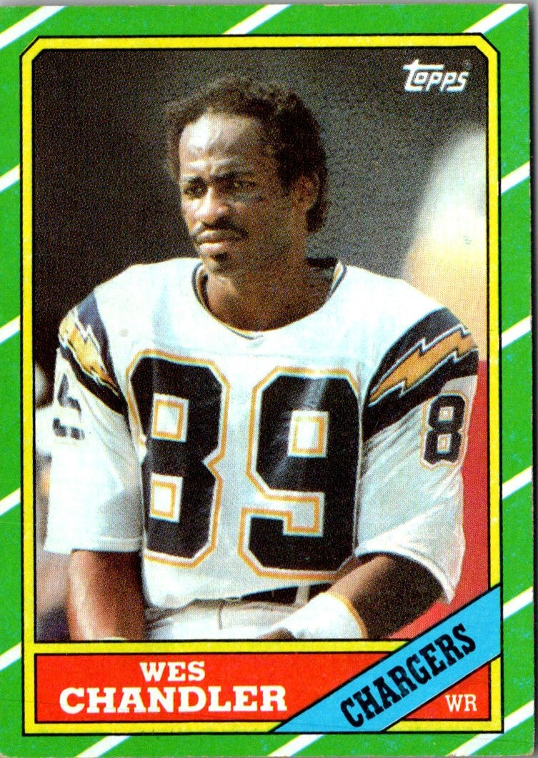 1986 Topps Wes Chandler