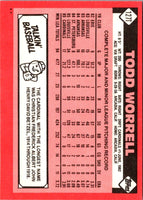 1986 Topps Traded Todd Worrell #127T
