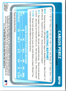 2011 Bowman Chrome Prospect Carlos Perez