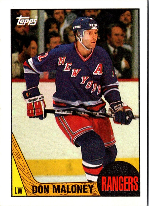 1987 O-Pee-Chee Don Maloney #49