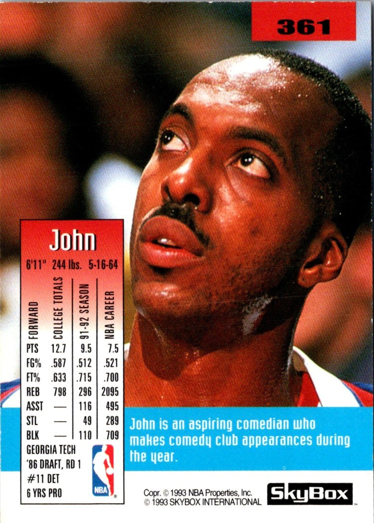 1992 SkyBox John Salley