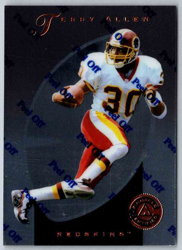 1997 Pinnacle Certified NFL Terry Allen #90