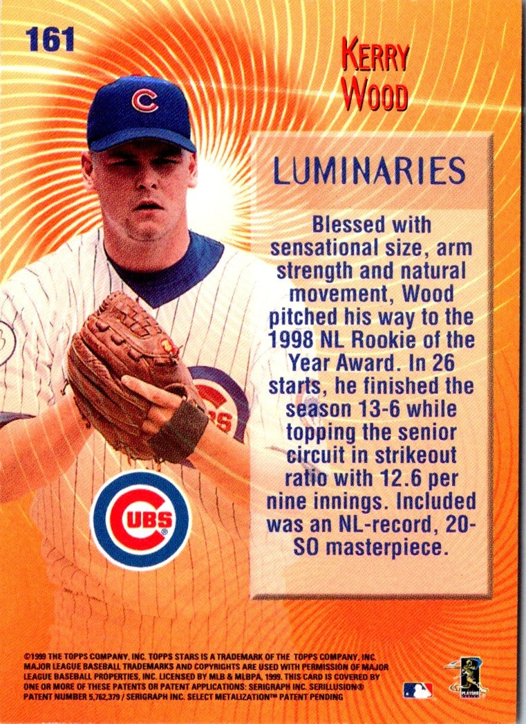 1999 Topps Stars Kerry Wood