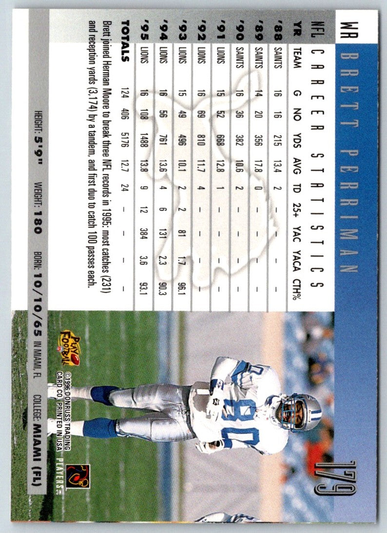 1996 Donruss Press Proofs Brett Perriman