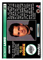 1992 Pinnacle Robert Lang #411 Rookie