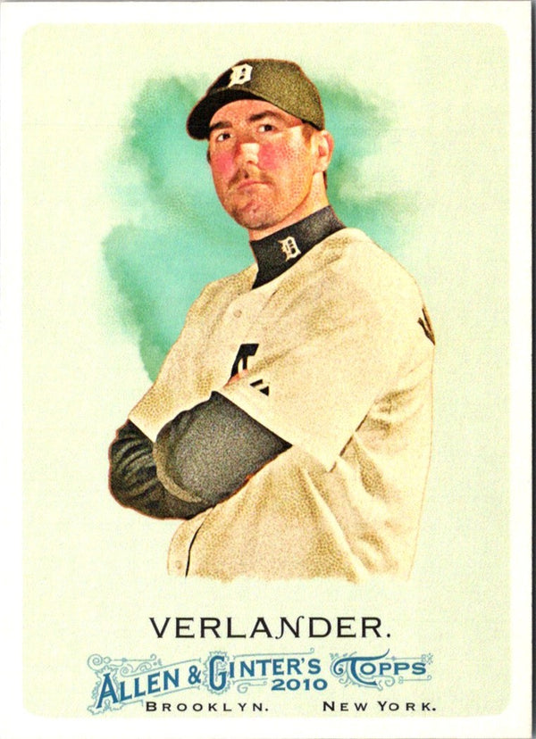 2010 Topps Allen & Ginter Justin Verlander #45
