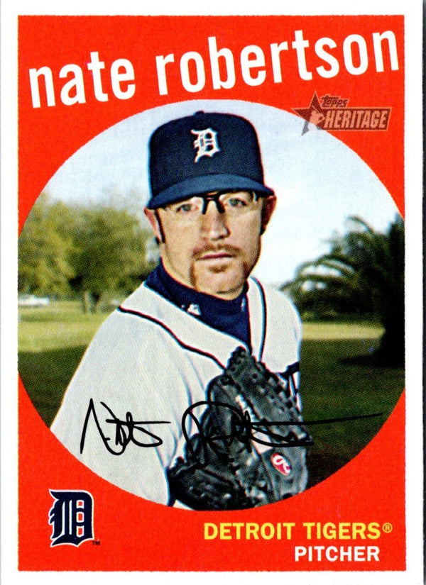 2008 Topps Heritage Nate Robertson #417