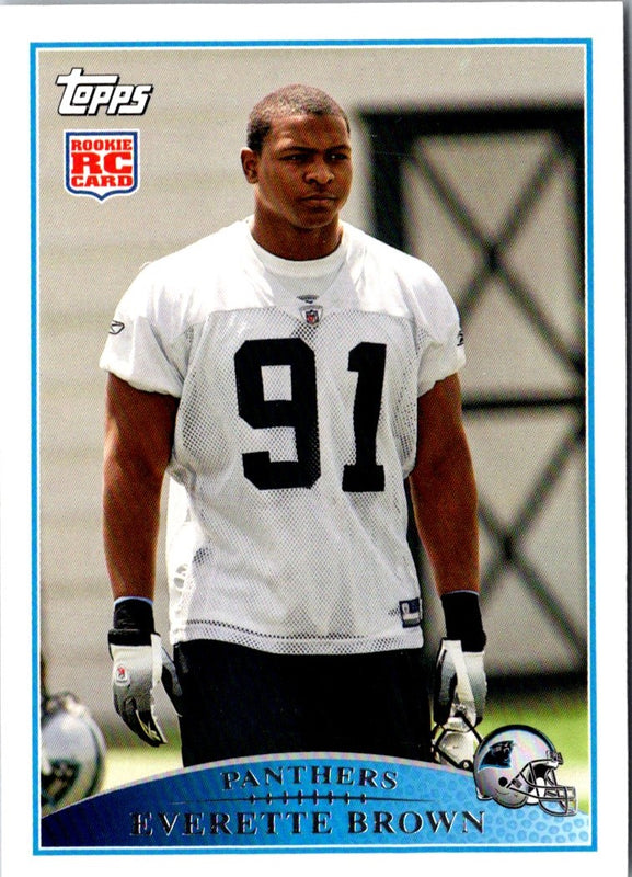 2009 Topps Everette Brown #369 Rookie