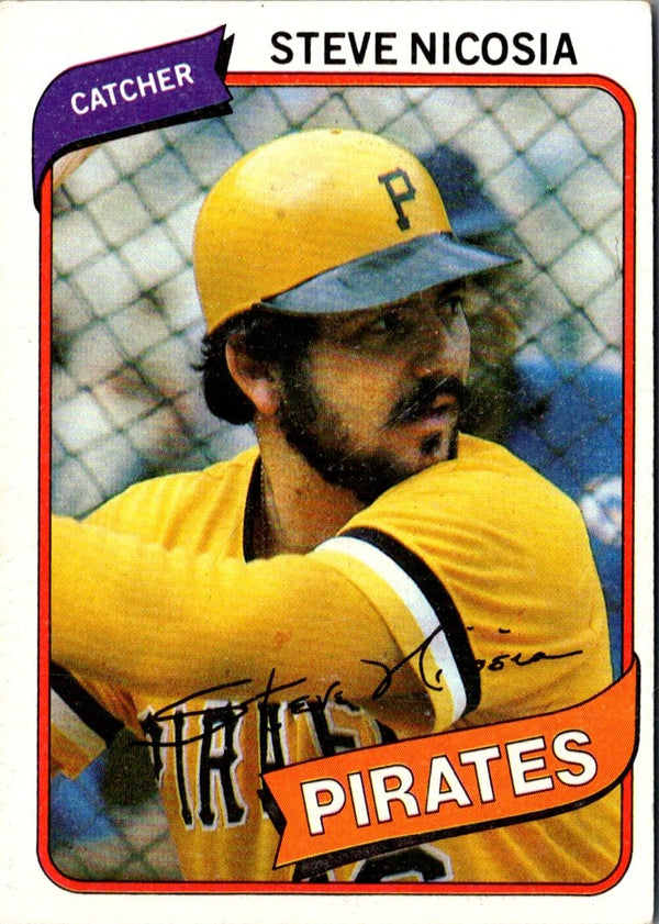 1980 Topps Steve Nicosia #519 Rookie