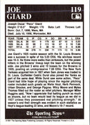 1991 Conlon Collection TSN Joe Giard