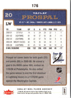 2006 Fleer Vaclav Prospal #176