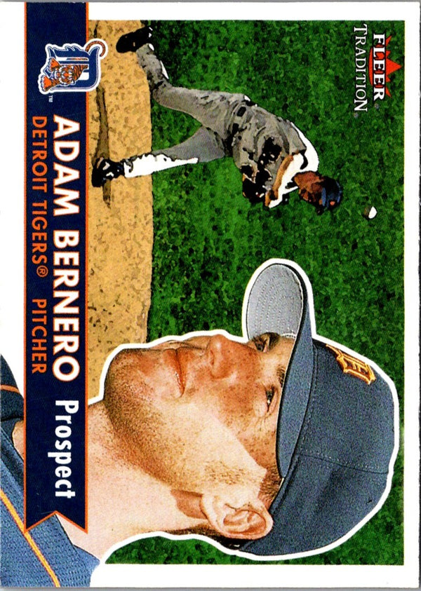 2001 Fleer Tradition Adam Bernero #364