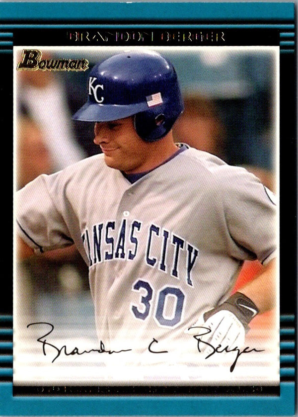 2002 Bowman Gold Brandon Berger #152