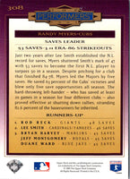 1994 Collector's Choice Randy Myers #308 Silver Signature