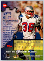 1997 Topps Stadium Club Football Lawyer Milloy #305