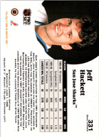 1991 Pro Set Jeff Hackett #331