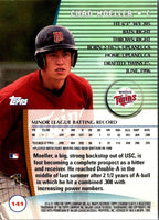 1999 Stadium Club Chad Moeller #141 Rookie