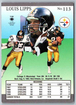 1991 Fleer Ultra Louis Lipps #113