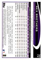 2012 Topps Rex Brothers #72