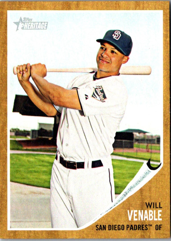 2011 Topps Heritage Will Venable #274