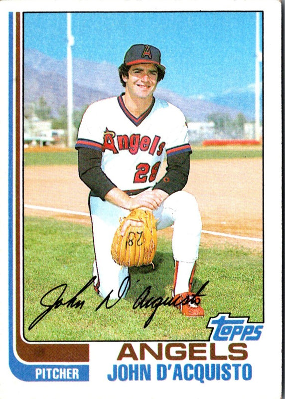 1982 Topps John D'Acquisto #58