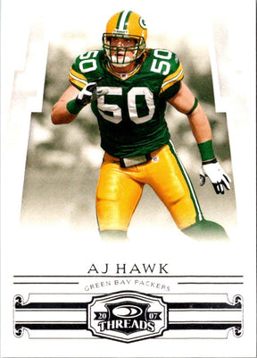 2007 Donruss Threads A.J. Hawk #90