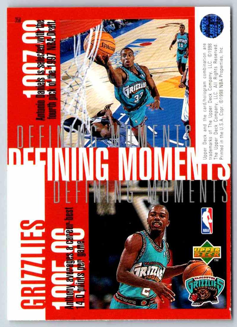 1995 Upper Deck Vancouver Grizzlies