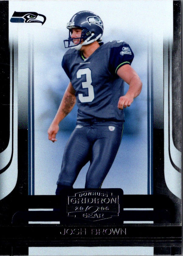 2006 Donruss Gridiron Gear Josh Brown #16