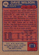 1985 Topps Dave Wilson