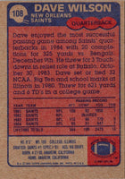 1985 Topps Dave Wilson #108